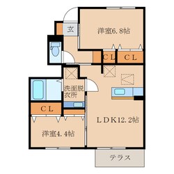 エルソルの物件間取画像